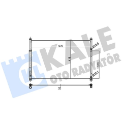 KLİMA KONDENSERİ SUZUKI GRAND VITARA II AL/AL 614x426x16