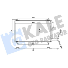 KLIMA RADYATORU MERCEDES SPRINTER B901 B905 95 06