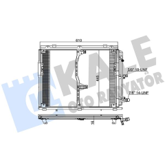 KLIMA RADYATORU MERCEDES S-CLASS W140 91 98