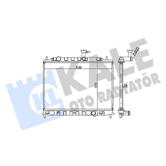 RADYATÖR KIA RIO II AL/PL/BRZ 375x538x26