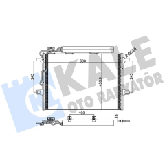 KLIMA RADYATORU MERCEDES W211 S211 C219 KURUTUCULU