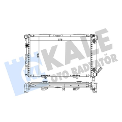 MOTOR SU RADYATORU MERCEDES W201 85 93 KLIMALI / OTOMATIK SANZIMAN