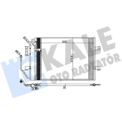 KLIMA RADYATORU MERCEDES A-CLASS W168 97 04