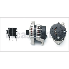 ALTERNATÖR 12V 100Ah. ASTRA F-G 91-98 -VECTRA A-B 88-02 1.6i-1.8i-2.0-CORSA B 93-00 1.4i-1.6i