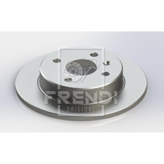 ARKA FREN AYNASI ASTRA G 98 - ASTRA H 04 MERIVA A 03 240x10x4DL DOLU 9117771-90498304-24432189