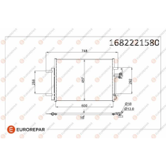 KLIMA RADYATORU MONDEO IV S MAX 07 / GALAXY 1.6 / 1.8 / 2.0 / 2.0TDCI 07 / LANDROVER FREELANDER 2.2T