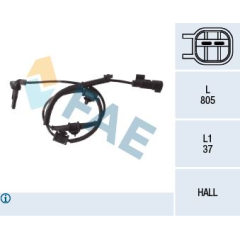 ÖN ABS TEKERLEK HIZ DEVİR SENSÖRÜ OPEL INSİGNİA A 08 17 1.4-1.4 LPG-1.6-1.6 T-1.8-2.0 T-2.0 E85T