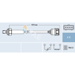 OKSİJEN SENSÖRÜ OTA4N-5D1 VOLVO S40 2.0T4 97-04 1362MM