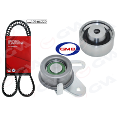 TRİGER KAYIŞ SETİ HYUNDAI ACCENT ADMIRE ERA 1.5L G4EB 01- 1.4L 1.6L G4ED G4EE 01-10 / GETZ 1.4L 06-10 / MATRIX ELANTRA 1.6L 01-06 / KIA RIO 1.4L 1.6L 06-10 / CERATO 1.6L 04-07 1 KAYIŞ 2 RULMAN