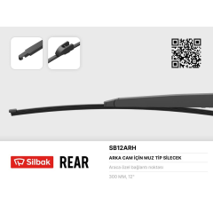 SİLECEK SÜPÜRGESİ ARKA MUZ TİPİ 300MM KIA NİRO 10/16