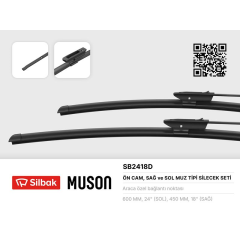 SİLECEK SÜPÜRGESİ 600/450mm MUZ TİPİ MGN II 01/06