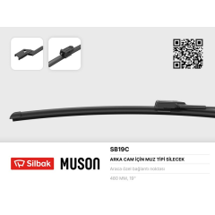 SİLECEK SÜPÜRGESİ 480mm MUZ TİPİ ARKA MONDEO III 07- 5 KAPI