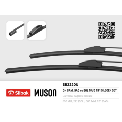 SİLECEK SÜPÜRGESİ 550/500MM MUZ TİPİ LOGAN II-SANDERO L8 08/12-03/15