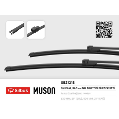 SİLECEK SÜPÜRGESİ 500/500MM MUZ TİPİ LAND ROVER-DISCOVERY II 10/98 10/04