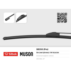 SİLECEK SÜPÜRGESİ 350mm MUZ TİPİ ÜNİVERSAL ON NIVA-UNO 83-89 ARKA
