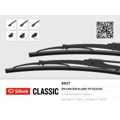 SİLECEK SÜPÜRGESİ 330MM LAND ROVER 110 OTOKAR MONTAJ-LAND ROVER EM-YM-P504-SKODA 1100 EM-INTER 1100- 1200-1800