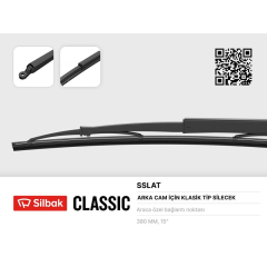 SİLECEK SÜPÜRGESİ 385MM ARKA CAM SİLME SİSTEMİ KARTAL SLX