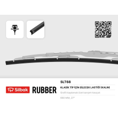SİLECEK LASTİĞİ 680MM TEL TAKILAN