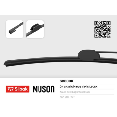 SİLECEK SÜPÜRGESİ 600mm MUZ TİPİ DAF CF65/75/85 F65/75/85 MAN F2000 MERCEDENZ BENZ