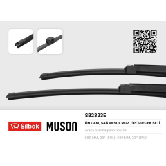 SİLECEK SÜPÜRGESİ 580/580mm MUZ TİPİ AUDI A8 02