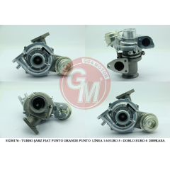 TURBO ŞARJ FIAT BRAVO PUNTO GRANDE PUNTO LİNEA EGEA 1.6 EURO 5 - DOBLO EURO 4 2009KASA