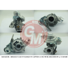 TURBO ŞARJ RENAULT CLIO IV KANGO CAPTUR 1.5 DCI 75-90 BG DACIA DOKKER LOGAN SANDERO