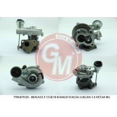 TURBO ŞARJ RENAULT CLİO II KANGO DACIA SYMBOL MEGANE II 1.5 DCİ 65 BG