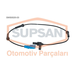 SENSÖR ABS PEUGEOT 206 - 206 1.4İ TU3JP - 1.4HDİ DV4TD - 1.4 16V ET3J4 - 1.6 16V TU5JP4 - 1