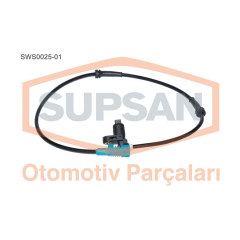 SENSÖR ABS PEUGEOT 206 1.4İ TU3JP - 1.4HDİ DV4TD - 1.4 16V ET3J4 - 1.6 16V TU5JP4 - 1.9D DW