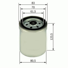 YAKIT FİLTRESİ MAN F2000. L2000. M2000 WDK 725-PP 837/1-0