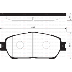 ÖN BALATA CAMRY V20 2.2.3.0 24V 96-01 GDB3277-GDB3152