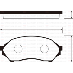 ÖN BALATA MAZDA 323 F-S VI 01-04 GDB3193