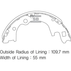 ARKA KAMPANA PABUÇ BALATA HYUNDAI H100 2.5L Kamyonet 04