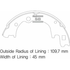 ARKA KAMPANA PABUÇ BALATA HYUNDAI H100 2.6L KAMYONET 94-03