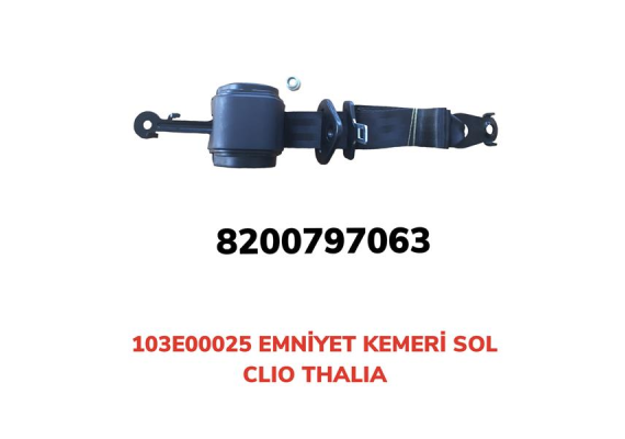 EMNİYET KEMERİ OTOMATİK SOL CLIO-THALIA