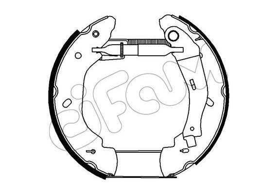 HIZLI TAMİR KİTİ PAPUÇ FREN SİLİNDİRİ YAYLAR FORD EUROPE / FORD LCV . RWD. 4WD;2.3 16V CNG;2.3 16V
