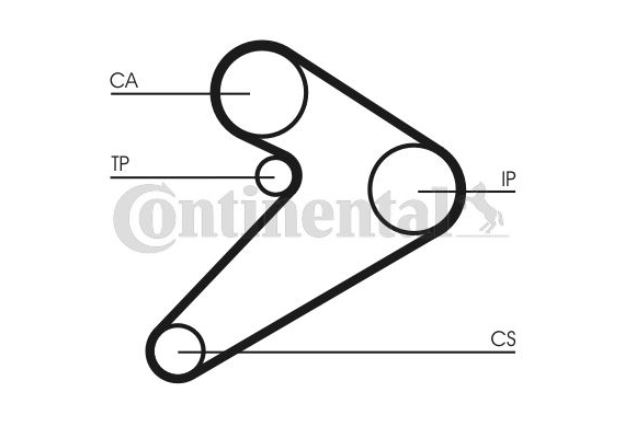 TRİGER KAYIŞI EKSANTRİK KAYIŞI HYUNDAI H100 2.5L D4BX 4D55 PANELVAN. KAMYONET E.M. 88-96 / MITSUBISHI L200 L300 2.5L 4D56 8v E.M. 86-99 163x254
