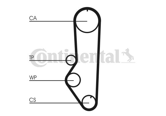TRİGER KAYIŞI 092x198 FORD ESCORT1.1-1.3 8V 80-86 ORION 1.3 8V 83-90 5224XS