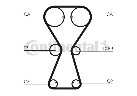 TRİGER KAYIŞI 124x260 TOYOTA COROLLA 1.3 16V 92-99 124 DİŞ 5358XS