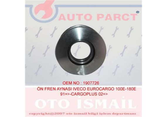 ÖN FREN AYNASI IVECO EUROCARGO 100E-180E 91 CARGOPLUS 02 322x30x8DLxHAVALI