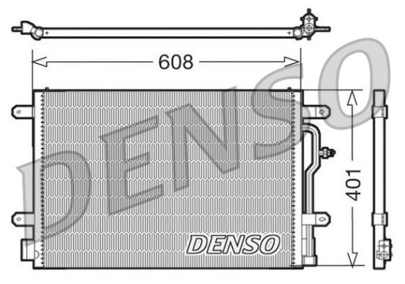 CONDENSER. AİR CONDİTİONİNG AUDI A4 8E. B6 00-04