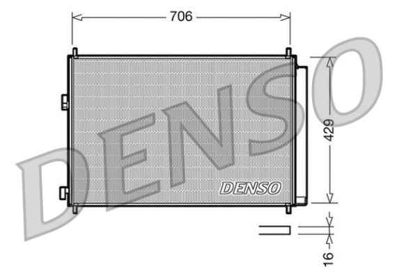 CONDENSER. AİR CONDİTİONİNG TOYOTA RAV 4 III 05-13