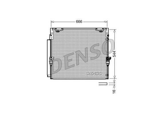 CONDENSER. AİR CONDİTİONİNG TOYOTA LAND CRUISER J200 07