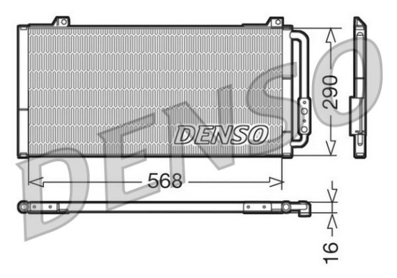 CONDENSER. AİR CONDİTİONİNG MASERATI GHIBLI III 13