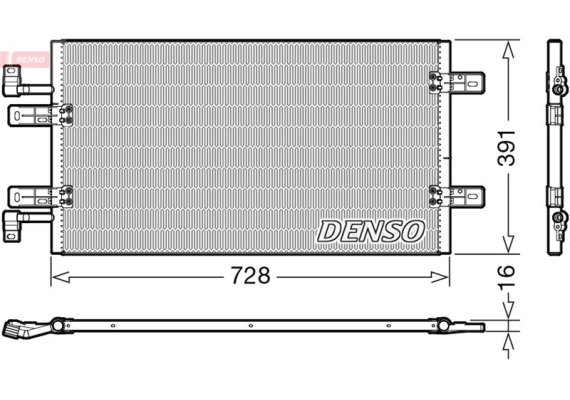 CONDENSER. AİR CONDİTİONİNG OPEL VIVARO A 01