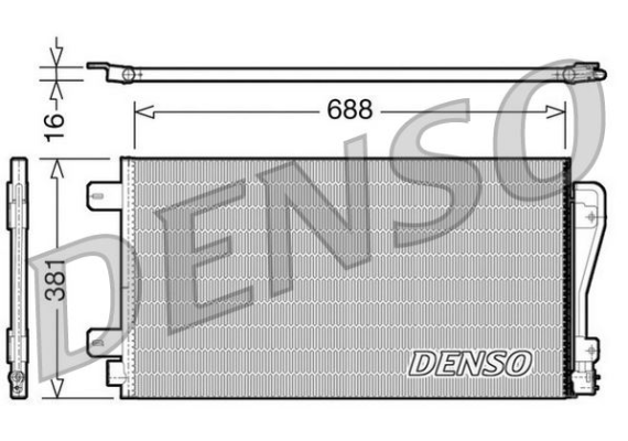 CONDENSER. AİR CONDİTİONİNG OPEL MOVANO A 98