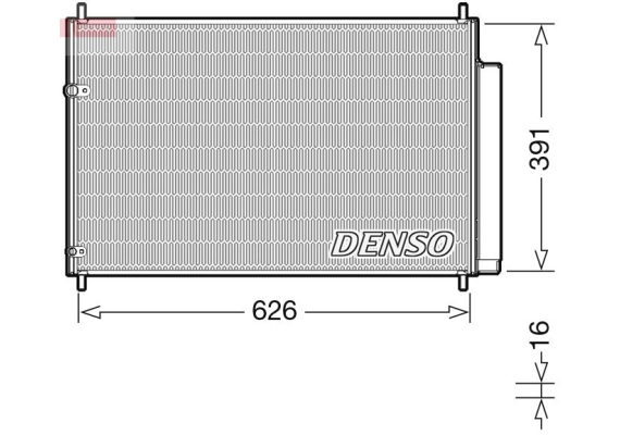 CONDENSER. AİR CONDİTİONİNG TOYOTA AURIS E15 06-12