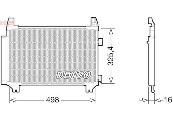 CONDENSER. AİR CONDİTİONİNG TOYOTA YARIS 10