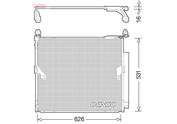 CONDENSER. AİR CONDİTİONİNG TOYOTA LAND CRUISER / PRADO J150 10