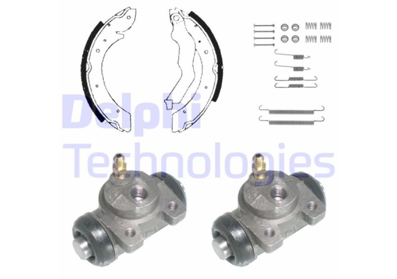 FREN PABUÇ KİTİ ARKA PEUGEOT 405 10/96
